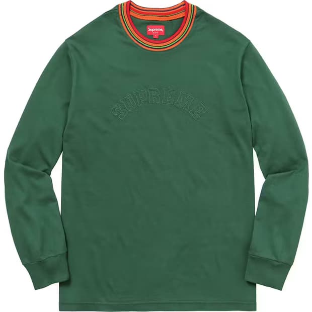 Supreme Multicolor Striped Rib L/S Top '