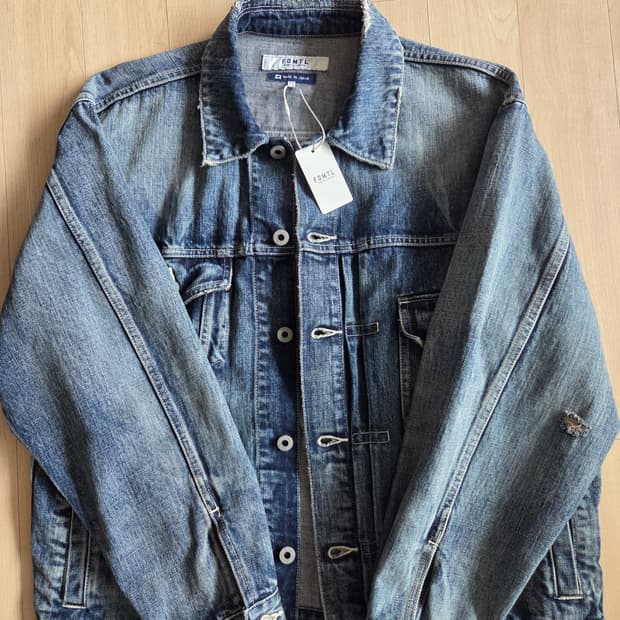 FDMTL 데님 자켓 3YR 워시 인디고 자켓 인디고 105 새상품