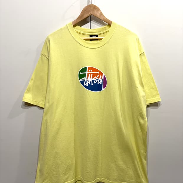 스투시 로고 반팔 티셔츠