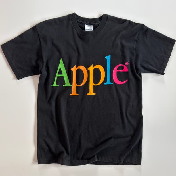 90s apple 빈티지 애플 티셔츠