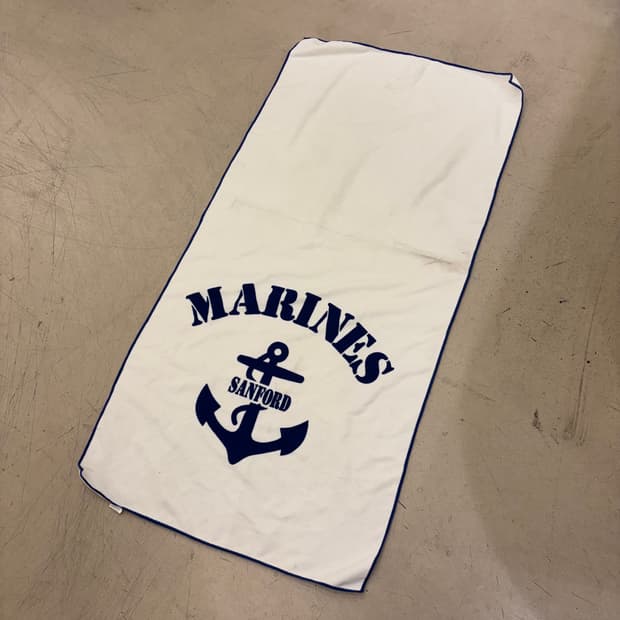 빈티지 마린 앵커 타월
