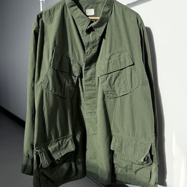 (XL) 60s OG 5세대 립스탑 정글 퍼티그 자켓