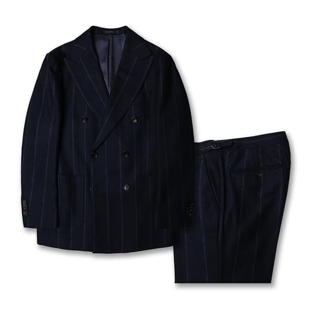 수트 서플라이 [Suit Supply] 델피노 플란넬 스트라이프 더블수트