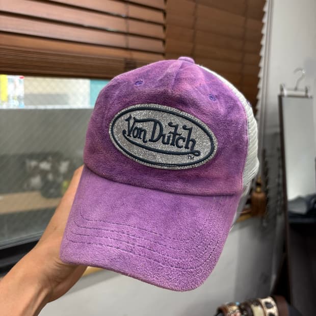 VonDutch 본더치 벨벳 볼캡 모자