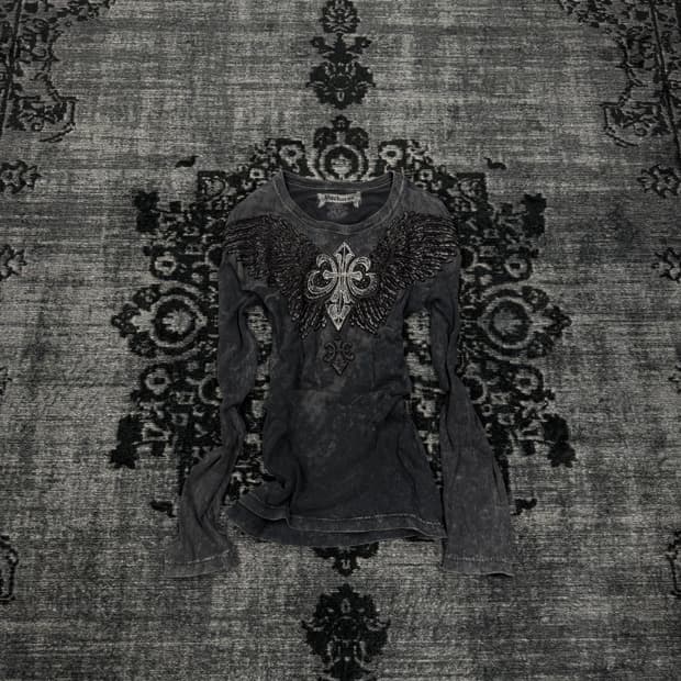 Buckaroo 00s y2k wings cut sew