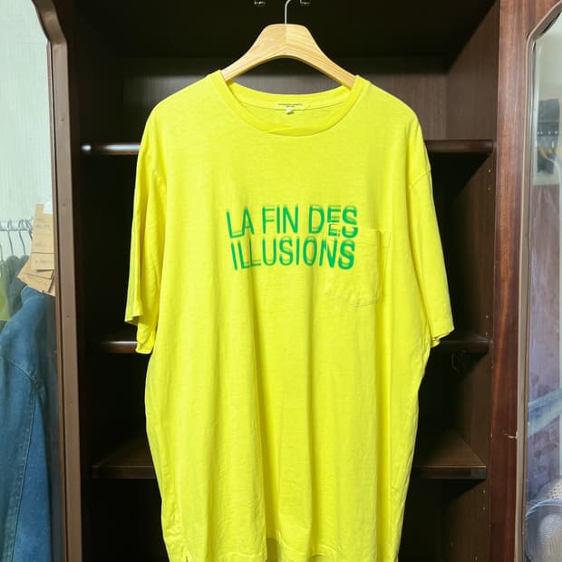 Engineered Garments printed cross crew T