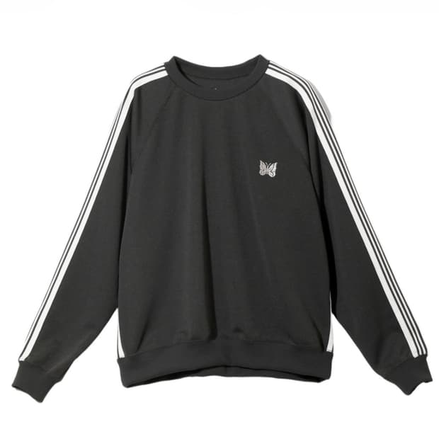 니들스 트랙 크루넥 셔츠 폴리 스무스 차콜 L사이즈 새상품