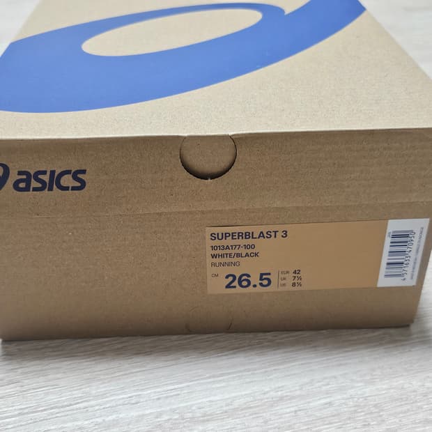 아식스 슈퍼블라스트 3 화이트 블랙
