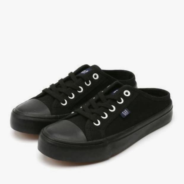 갭 뮬 캔버스 신발 230 블랙 gap