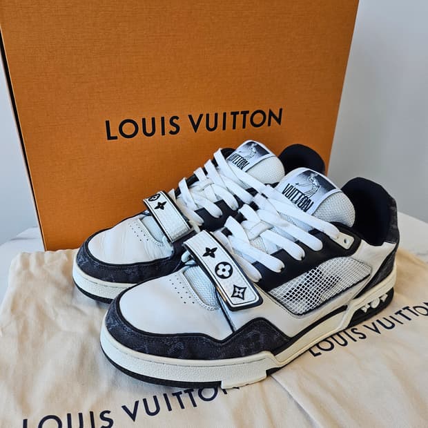 루이비통 데님 트레이너 스니커즈 7사이즈