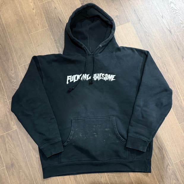 (L) 퍼킹어썸 후드 블랙