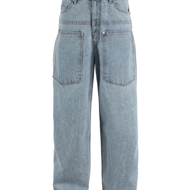 9999아카이브 더블니 와이드팬츠