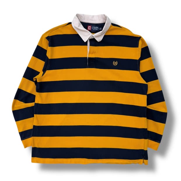 챕스 랄프로렌 스트라이프 럭비티 r1239