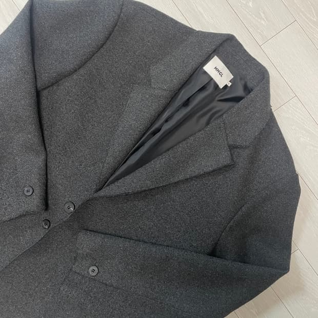 MMGL BLAZER COAT (CHARCOAL)