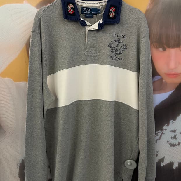 POLO 폴로 그레이 럭비티