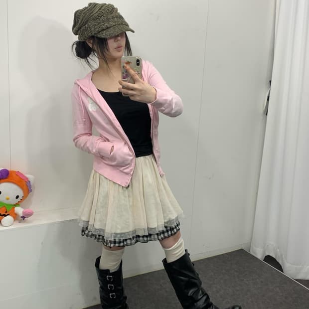 핑크 여리 모리 코디셋