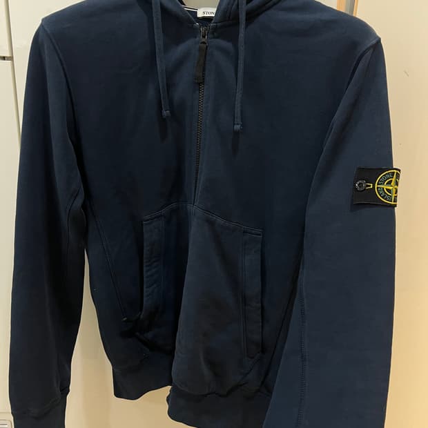 스톤아일랜드 네이비 후드집업 L