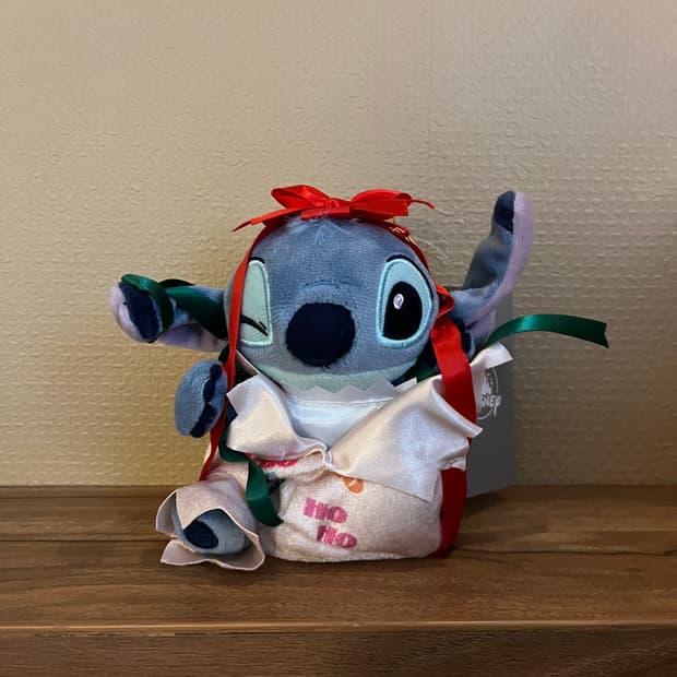 스티치 크리스마스 한정 인형키링 참