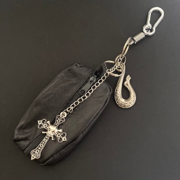 양면 지갑 2way 키링