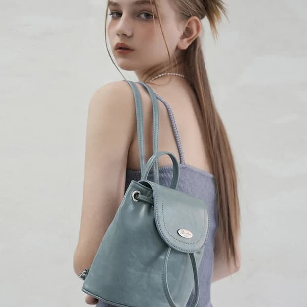 어반드레스 미니 백팩 블루