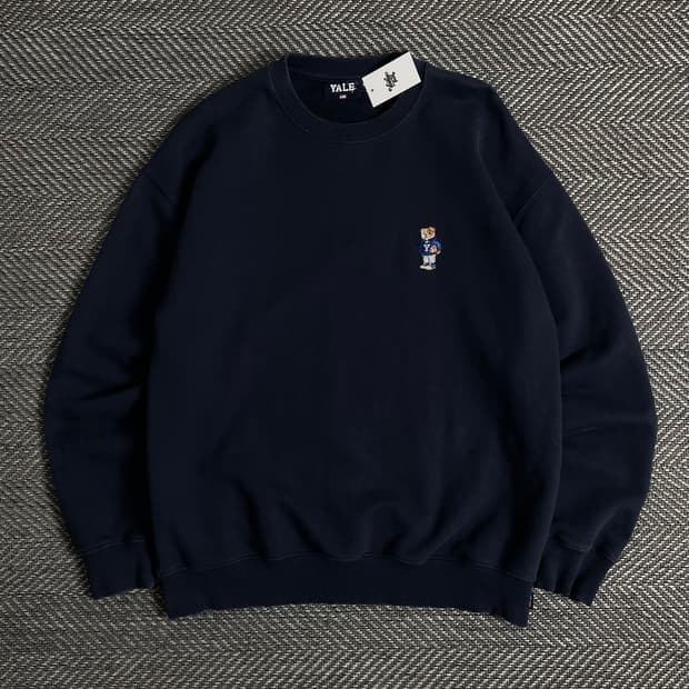 예일 불독 로고 미니멀 맨투맨o 2899