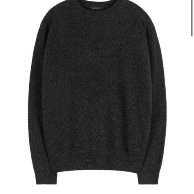 하우스바켄 울 캐시미어 니트 차콜 2