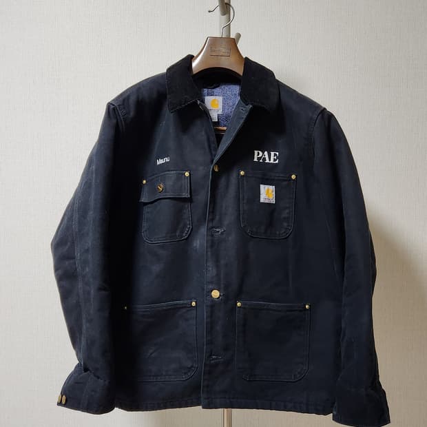 칼하트 블랙 초어자켓 블랙 L 105-110