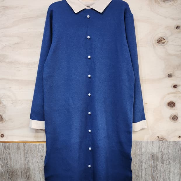 565) 오픈클로젯 니트 원피스