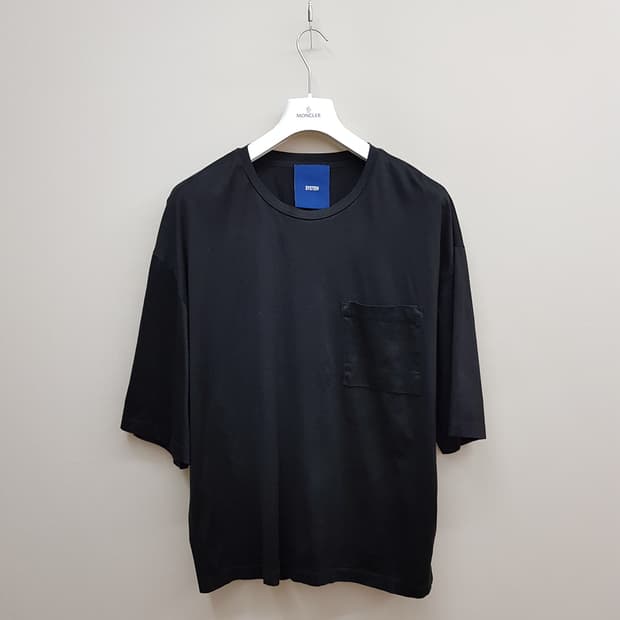 한섬 시스템 SYSTEM 포켓 오버핏 반팔 티셔츠 100사이즈