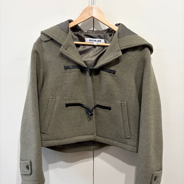 엔조블루스 숏 더플 코트