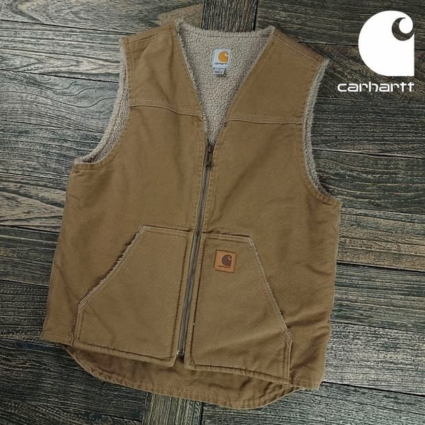 [칼하트] OG USA 00'S 덕캔버스 워크 베스트 조끼 P01533