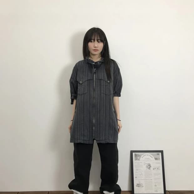 Create Barefoot Stripe Utility Shirt