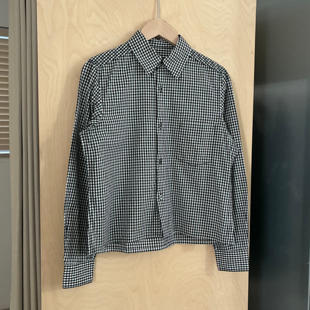 꼼데가르송 블랙 셔츠