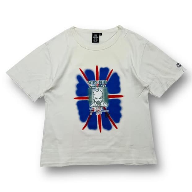 BRAT 펑크 베이비 그래피티 빈티지 반팔 티셔츠