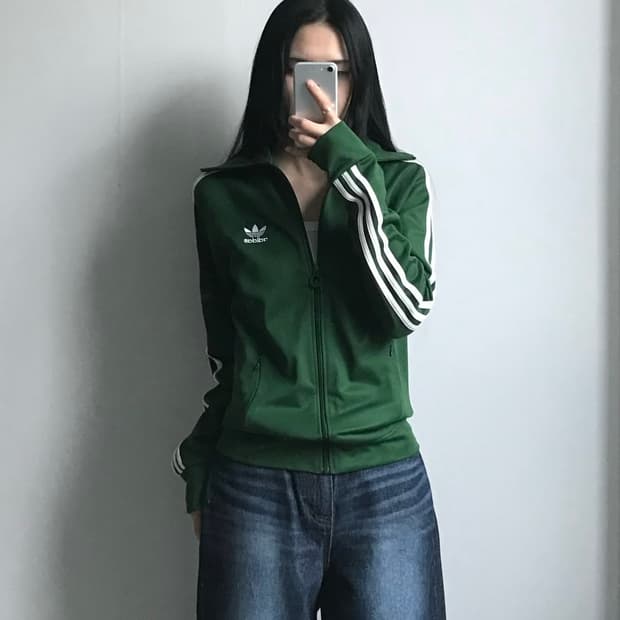 아디다스 유로파 그린 트랙탑 져지