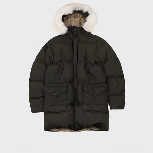 Ten C 텐씨 헤비 다운 파카 44사이즈 검정