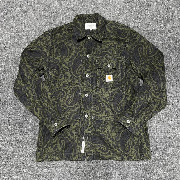 칼하트 wip 페이즐리 셔츠