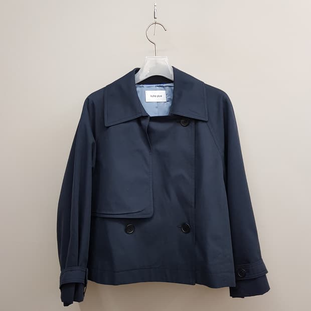 구호플러스 2022 트렌치 스타일 숏 자켓 F사이즈