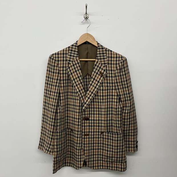 닥스 클래식 체크 자켓 남M