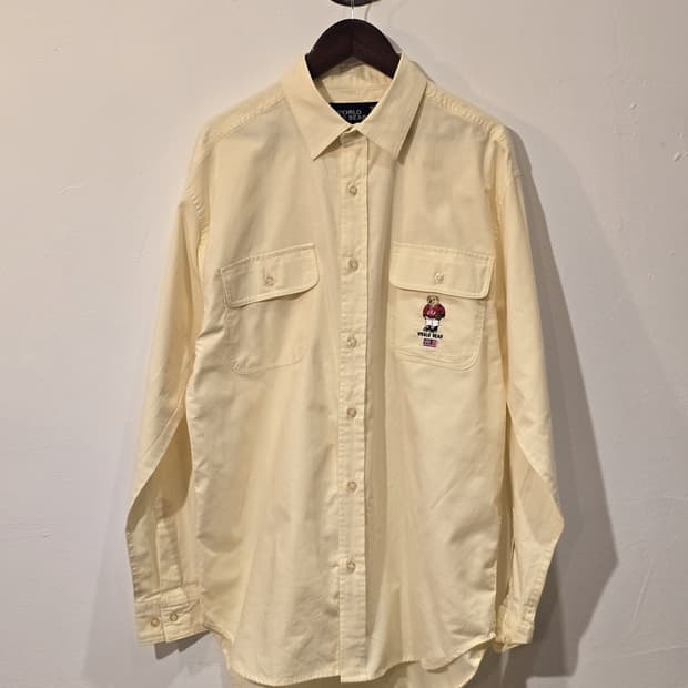 90s WORLD BEAR U.S.A. 긴팔셔츠