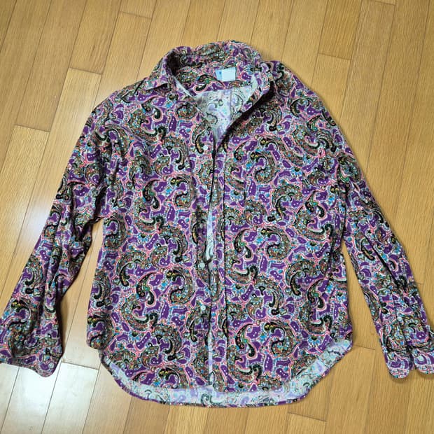 빔즈 페이즐리 코듀로이 셔츠