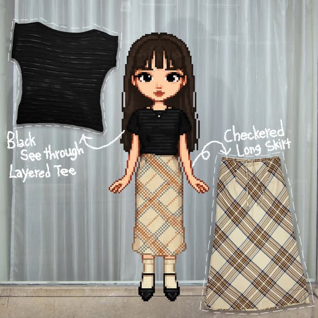 Top+skirt set no.2