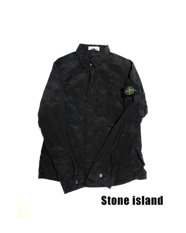 스톤아일랜드 18SS 나일론 메탈 오버셔츠