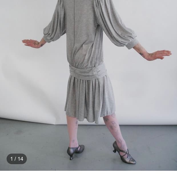 에옹쓰 Art Nouveau Dress - gray