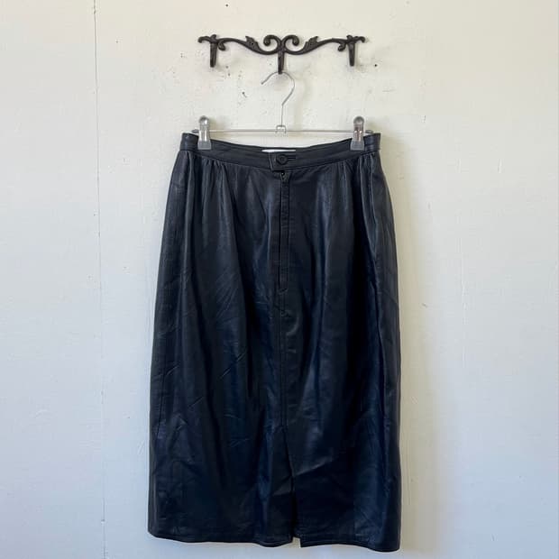 Thema moda 레더 스커트