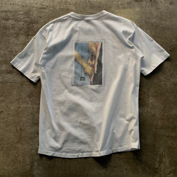 90s 바나나 리퍼블릭 포켓 티셔츠 오리지널 클래식