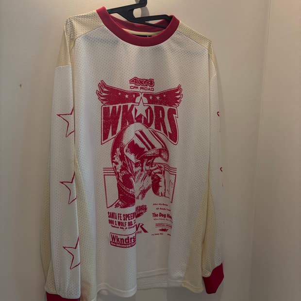 위캔더스 메쉬 롱슬리브 티셔츠