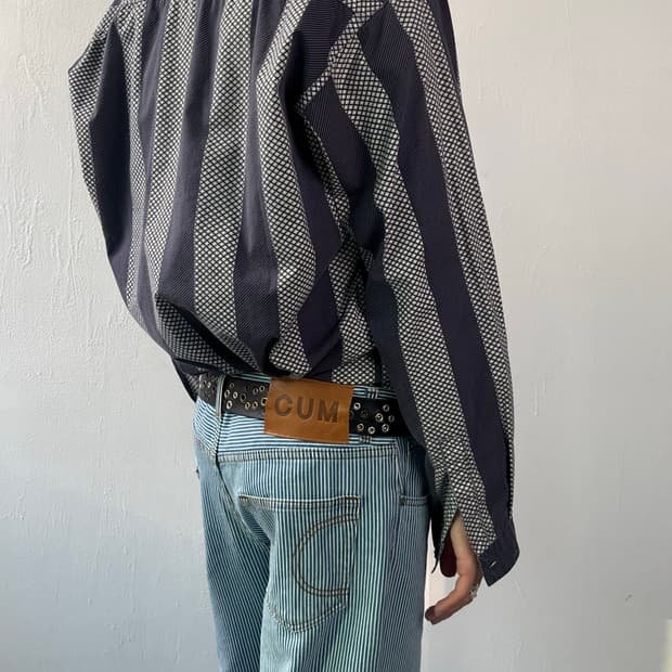 아르마니 80‘s 멀티 체크 셔츠