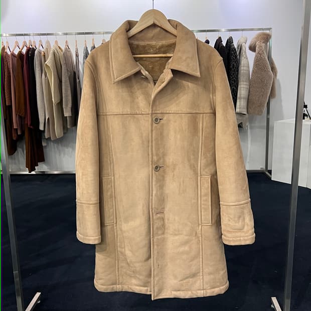 [50] MONSIEUR 니콜 양가죽 무스탕 코트 