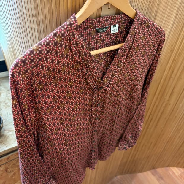 90s Eddie Bauer Pattern Blouse